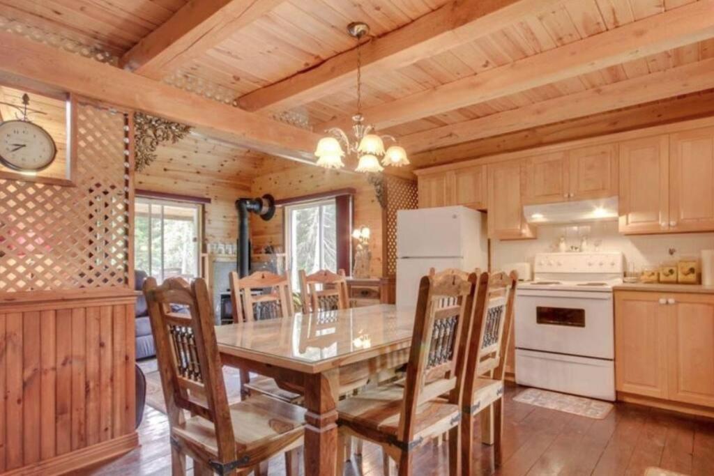 Chalet Riviere - Bord De Riviere - Romantique Saint-Alexis-des-Monts Exteriör bild