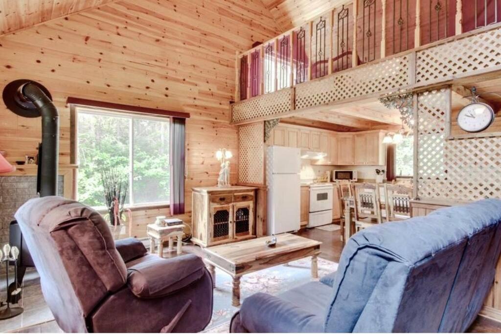 Chalet Riviere - Bord De Riviere - Romantique Saint-Alexis-des-Monts Exteriör bild